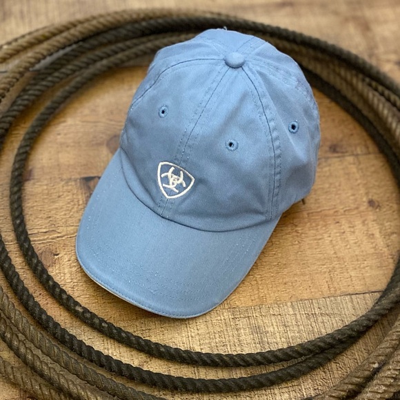 ARIAT Blue Baseball Style Adjustable Cap - Picture 4 of 11